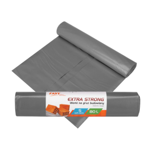 Worki EXTRA STRONG na gruz 80L 5 sztuk RAVI